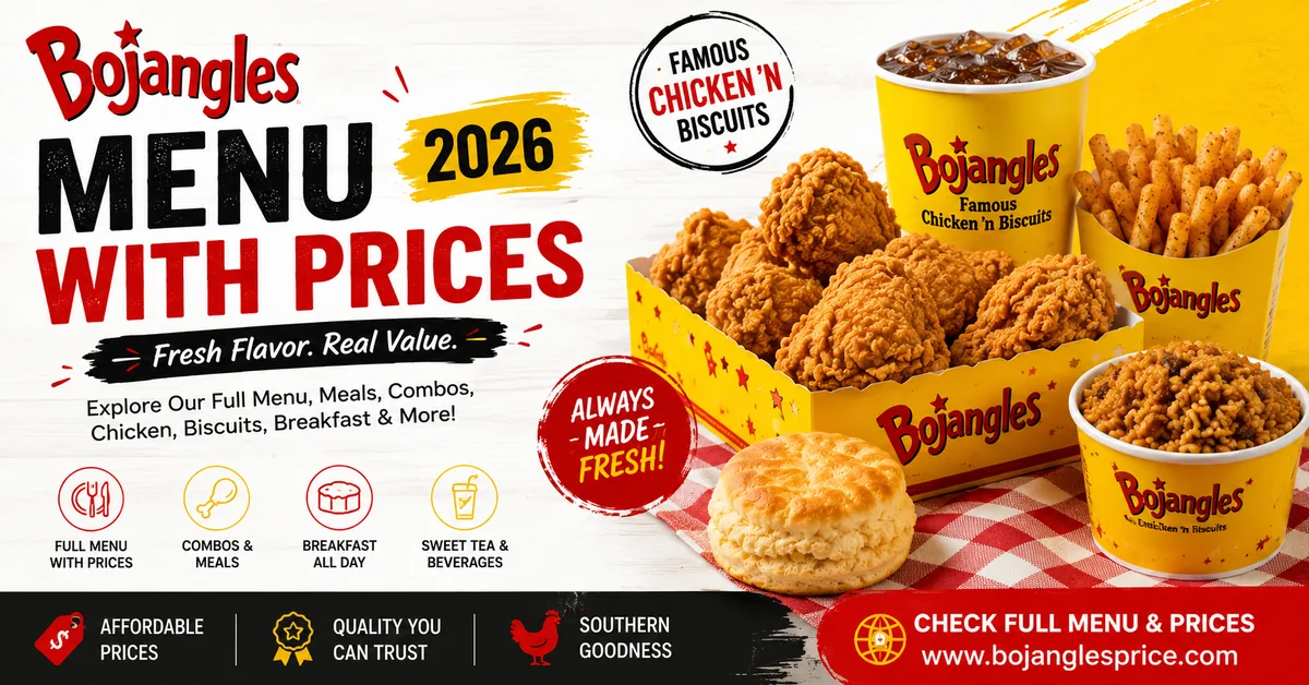 Explore Bojangles Menu Today